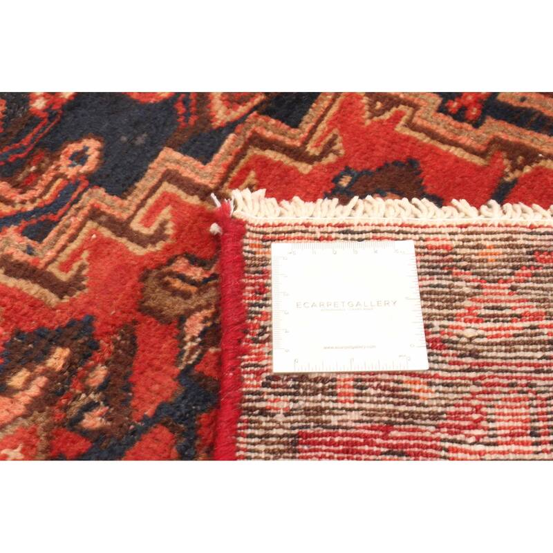 ECARPETGALLERY Hand-knotted Andelz Red Wool Rug - 3'10 x 6'9
