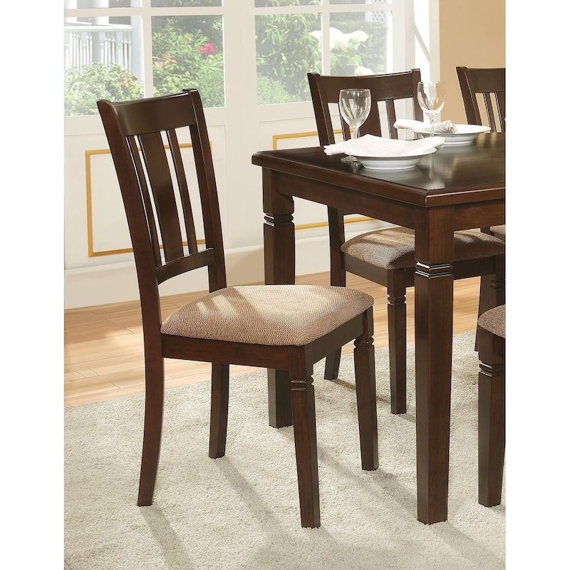 6 Pcs Dining Room Furniture Set, Wooden Kitchen Dining Table Chair Set with Rectangular Table, Bench and 4 Side Chairs