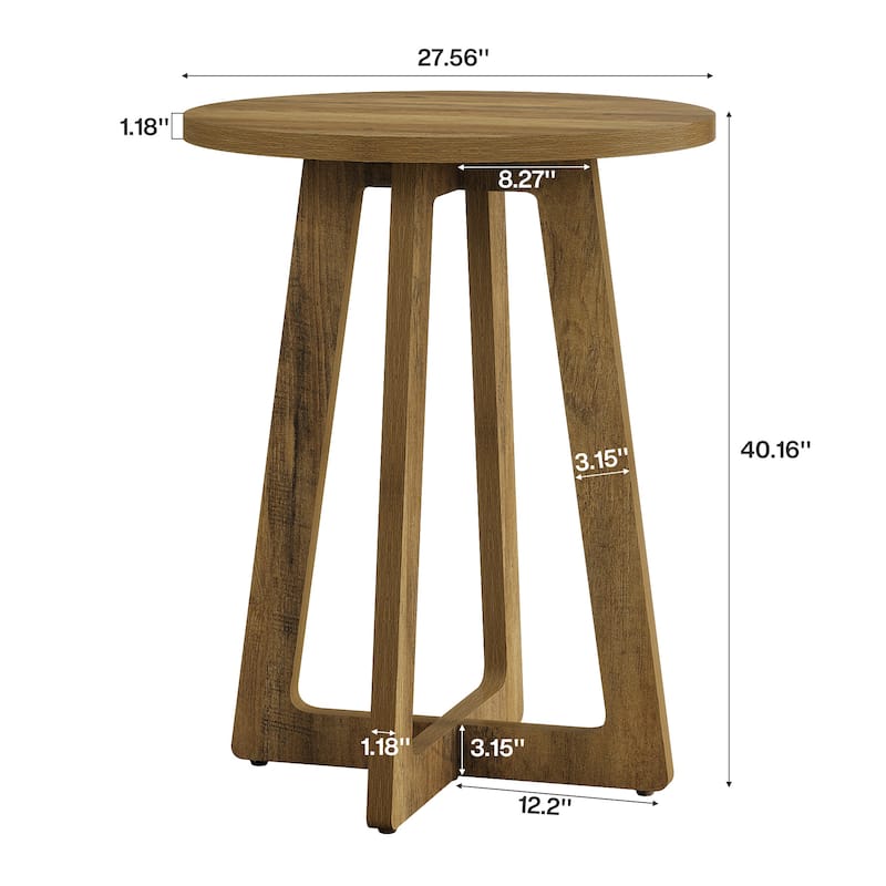 Round Bar Table, 40.15" Bar Height (Only Table)