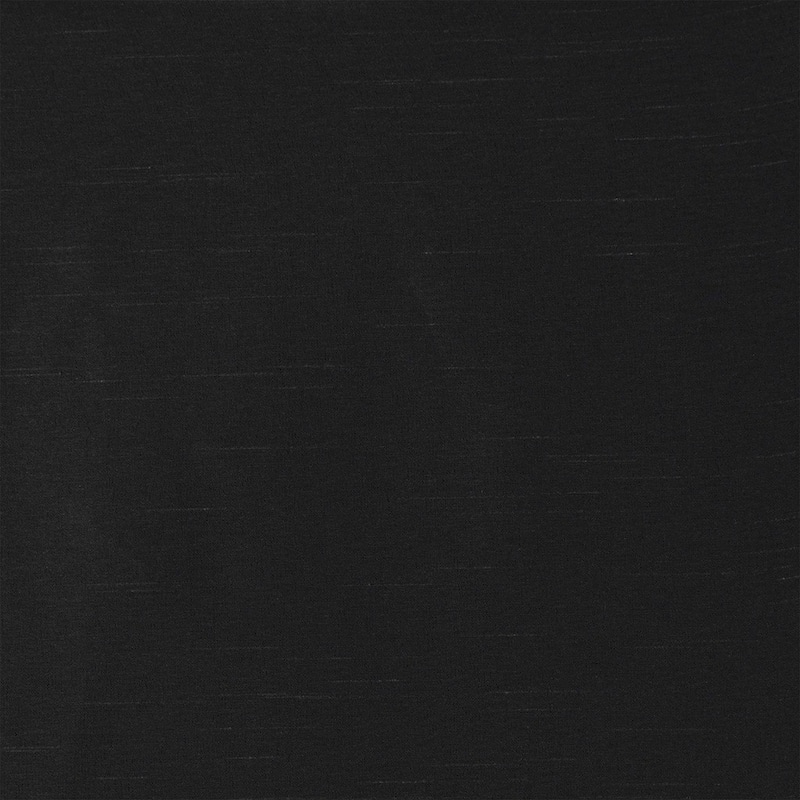 Twist Tab Lined Window Curtain Panel Black