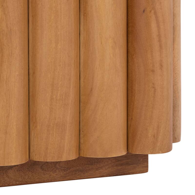 SAFAVIEH Couture Renata Fluted Wood Nightstand