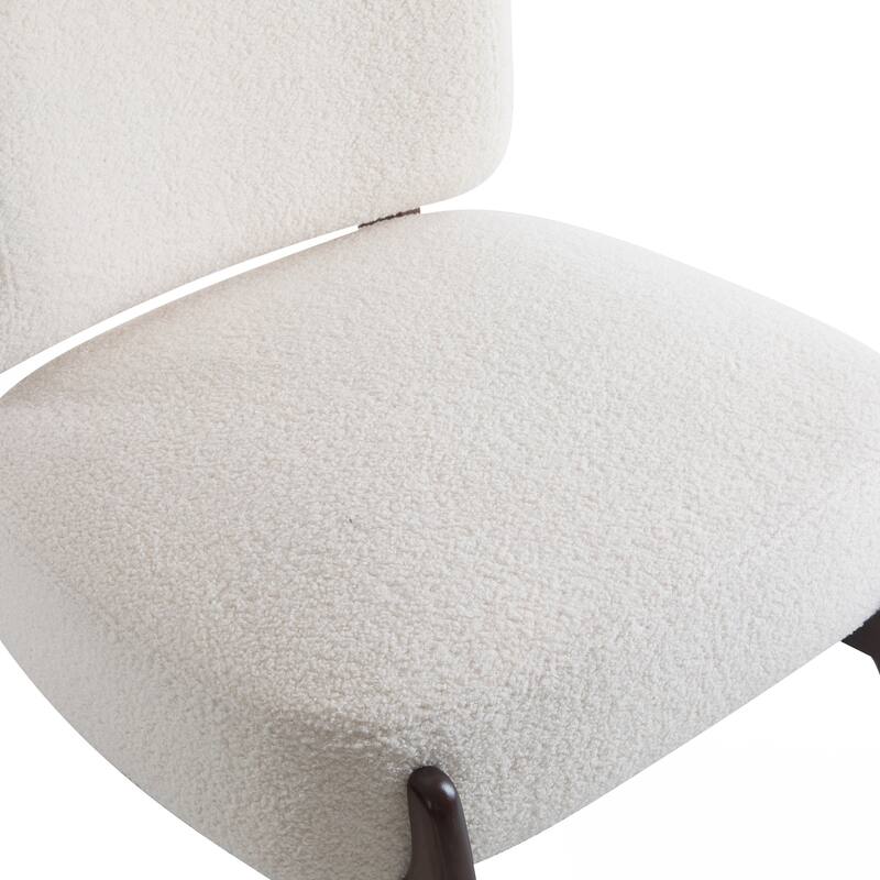 Modern Lounge Chair with Solid Wood Frame, Perfect for Living Room, Bedroom, or Office