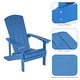 preview thumbnail 54 of 102, BONOSUKI Patio Adirondack Chair w/Cupholder,Weather Resistant-Set of 4