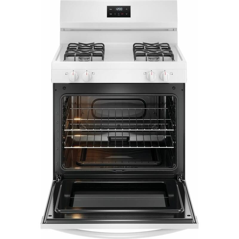 Frigidaire FCRG3051B 30" Wide 5.1 Cu. Ft. Free Standing Gas Range with
