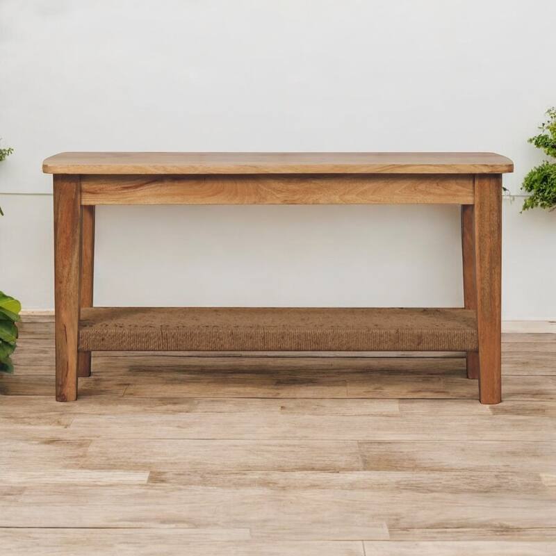 Artisan Furniture Solid Wood Rope Coffee Table