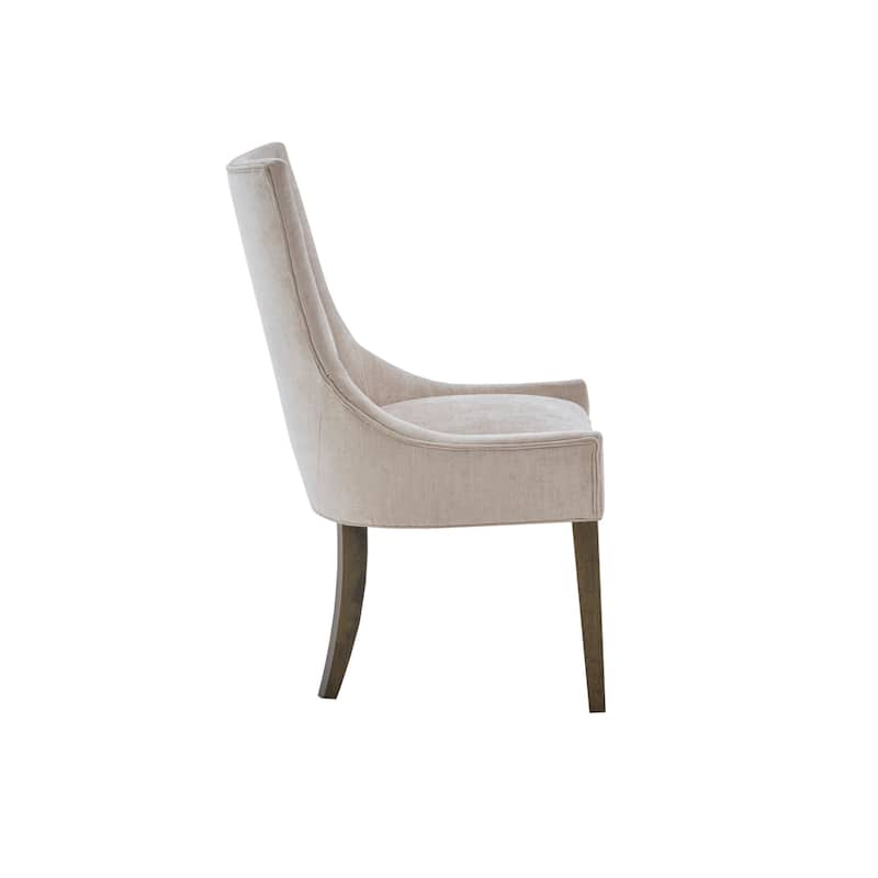 Madison Park Signature Ultra Upholstered Dining Side Chairs With Wood Legs (Set of 2) - N/A