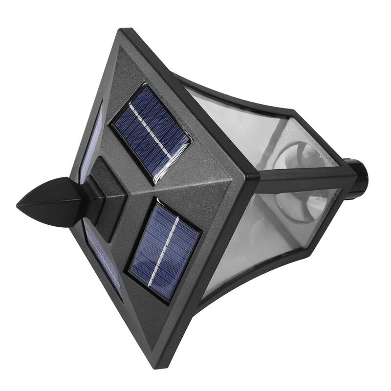 Solar Powered Lamp Post Lights Outdoor Garden Vintage Street Lighting - 63" Height