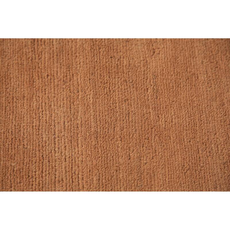 Gabbeh Modern Area Rug Handmade Oriental Orange Wool Carpet - 5'7" x 7'10"