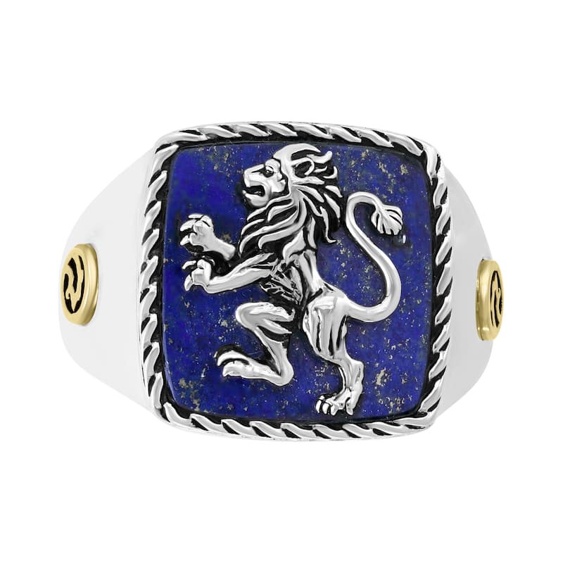 EFFY Men's 925 Sterling Silver Lapis Lazuli Ring - Blue