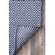 preview thumbnail 30 of 52, nuLOOM Handmade Flatweave Diamond Natural Cotton Area Rug