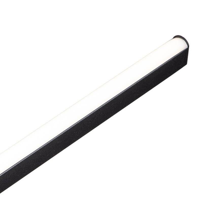 Modern 6-Light Sputnik Linear Dimmable LED Chandelier - 35in