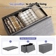 preview thumbnail 49 of 48, 15" Tall Foldable Storage Ottoman Lift-Top Lid & Carry Handle Multi Functional Footrest Shoe Bench Coffee Table for Living Room