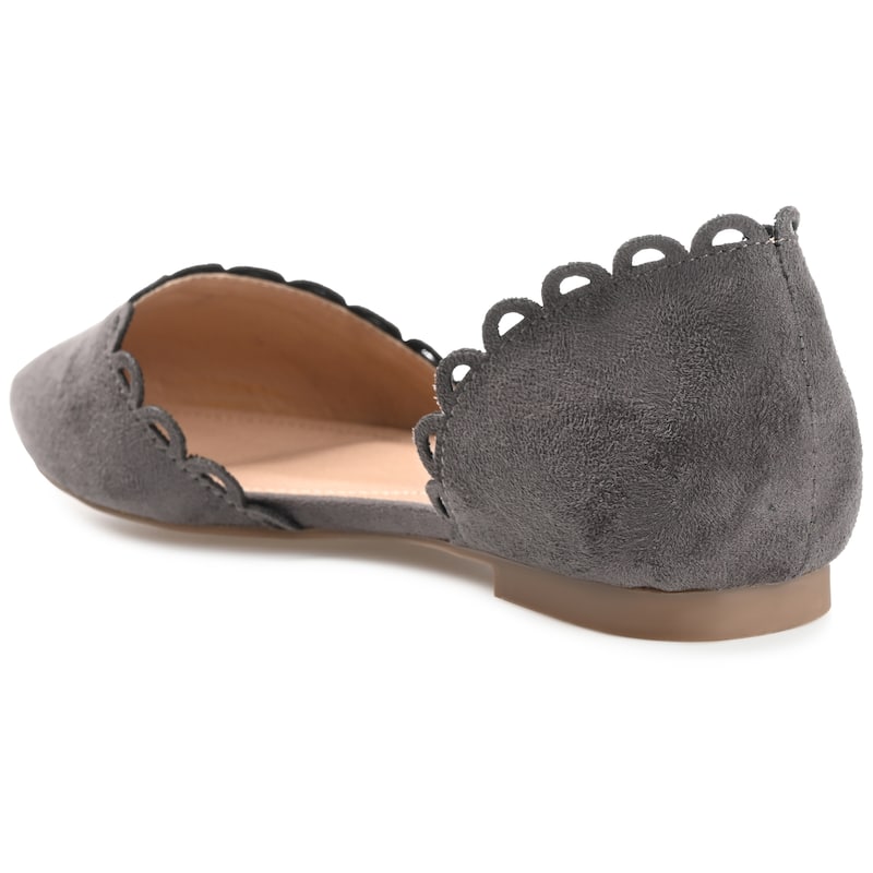 Journee Collection Women's Jezlin Slip On Almond Toe Ballet Flats