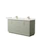 Option Light Green, Bronze Trim, White Quartz Top