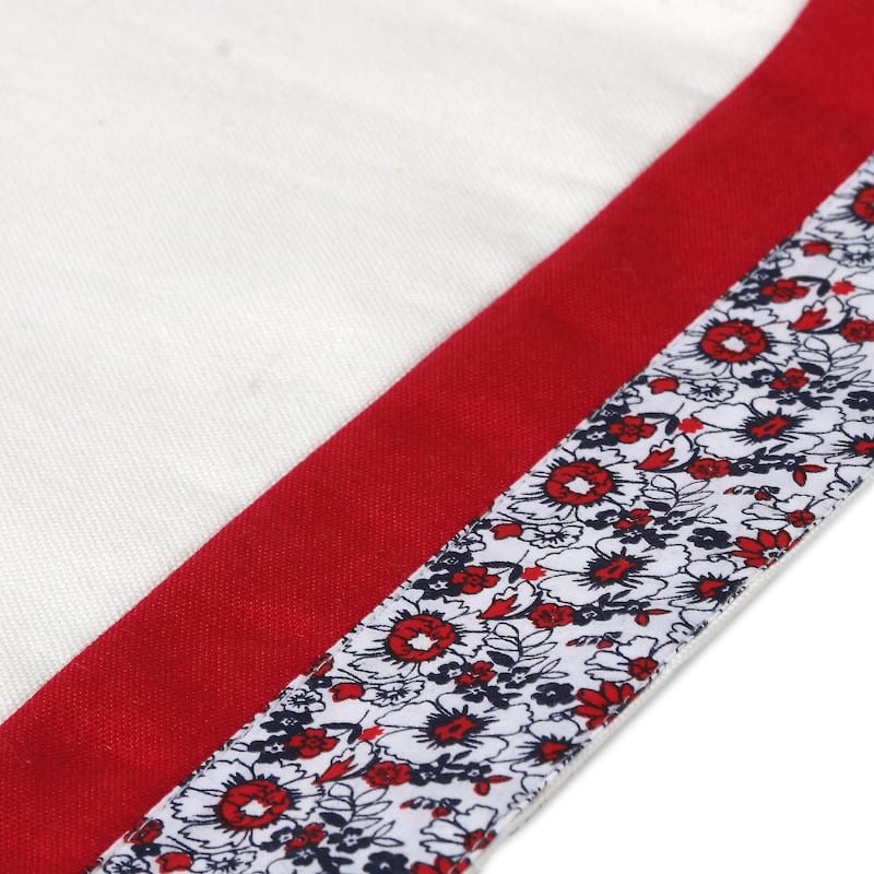 Novica Handmade Floral Captivation Cotton Table Runner And Placemats (7 Pieces)