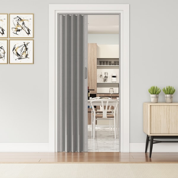 Loft Premium Double-Walled Foldable Accordion Door - On Sale - Bed
