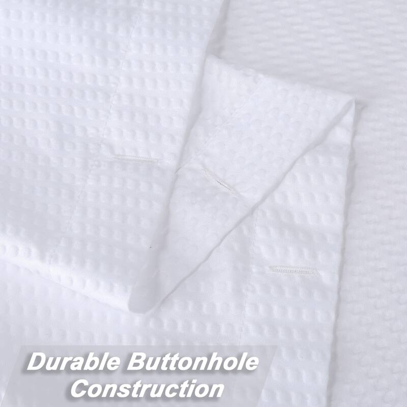 Soft Embossed Microfiber Fabric Shower Curtain or Liner, Water Repellent