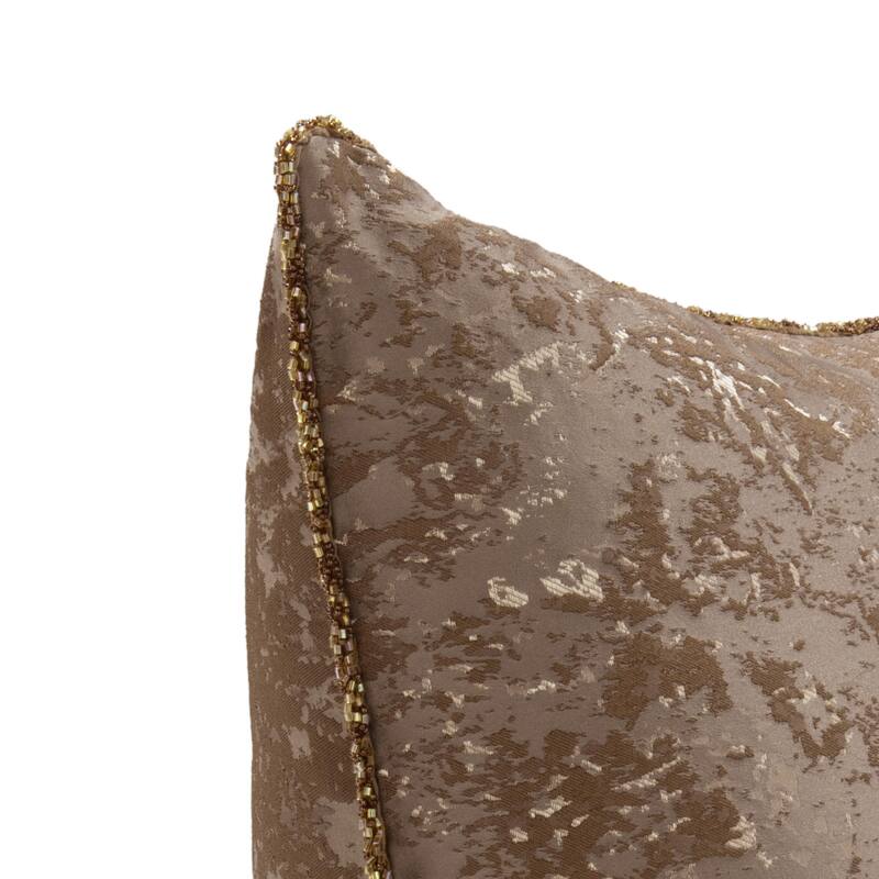 Villa by Classic Home Mica Woven Fabric Throw Pillow