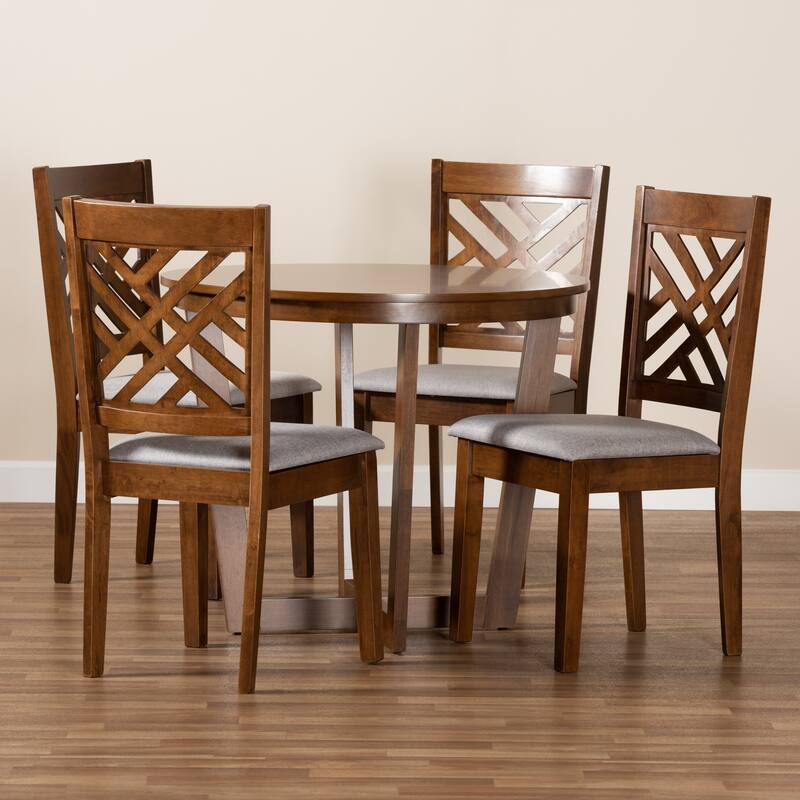 Alena Modern and Contemporary 5-Piece Dining Set
