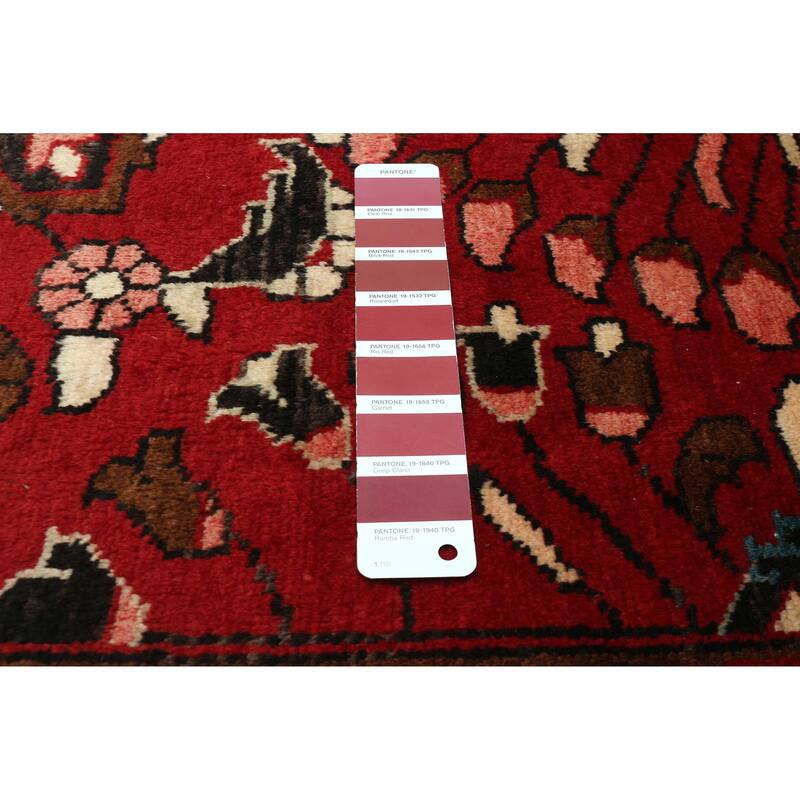 ECARPETGALLERY Hand-knotted Anadol Red Wool Rug - 3'7 x 5'0