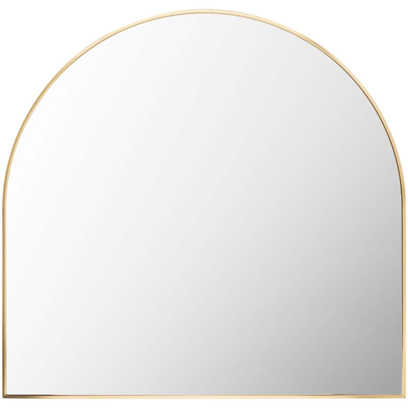 Livabliss Aranya Modern Aluminum Arched Accent Mirror