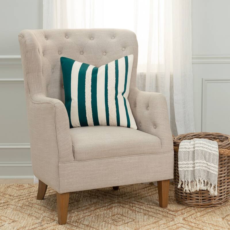 Rizzy Home Transitional Down Filled Pillow - 20" x 20"