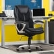 preview thumbnail 2 of 56, Serta Amplify Executive Office Chair with Padded Arms, Faux Leather and Mesh