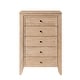 preview thumbnail 5 of 8, Milk Street Baby Cameo 5 Drawer Dresser Brown