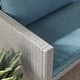 preview thumbnail 12 of 29, Corvus Martinka Aluminum 7-piece Wicker Outdoor Patio Dining Set