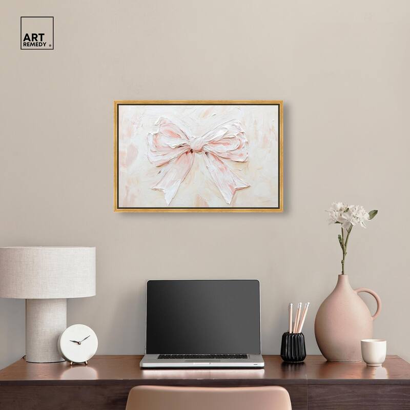 Relief Ribbons Canvas by Art Remedy