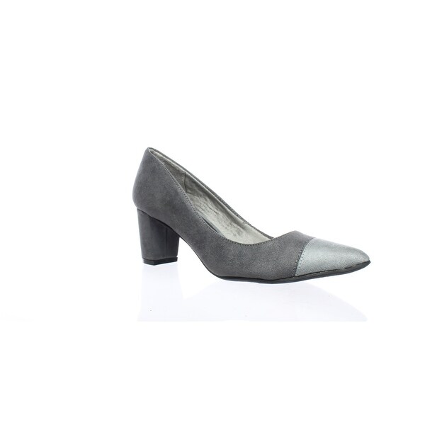 lifestride gray pumps