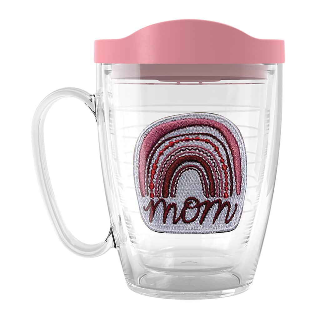 Tervis Boho Mom Rainbow Made in USA Double Walled Insulated Travel Tumbler, Classic - 16oz Mug