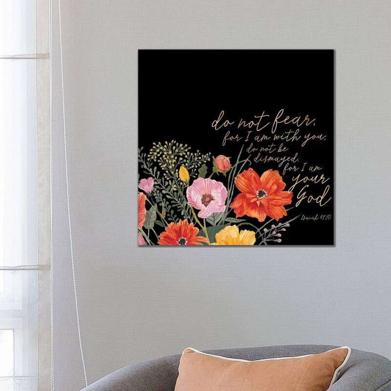 iCanvas "Floral Faith III" by Studio W Canvas Print - 26x26x1.5