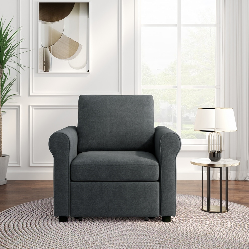 Furniture of america lysa rustic grey top wingback accent chair