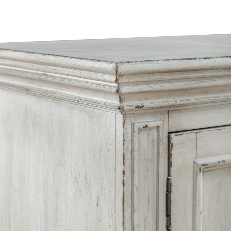 Big Valley Whitestone Distressed Door Chest