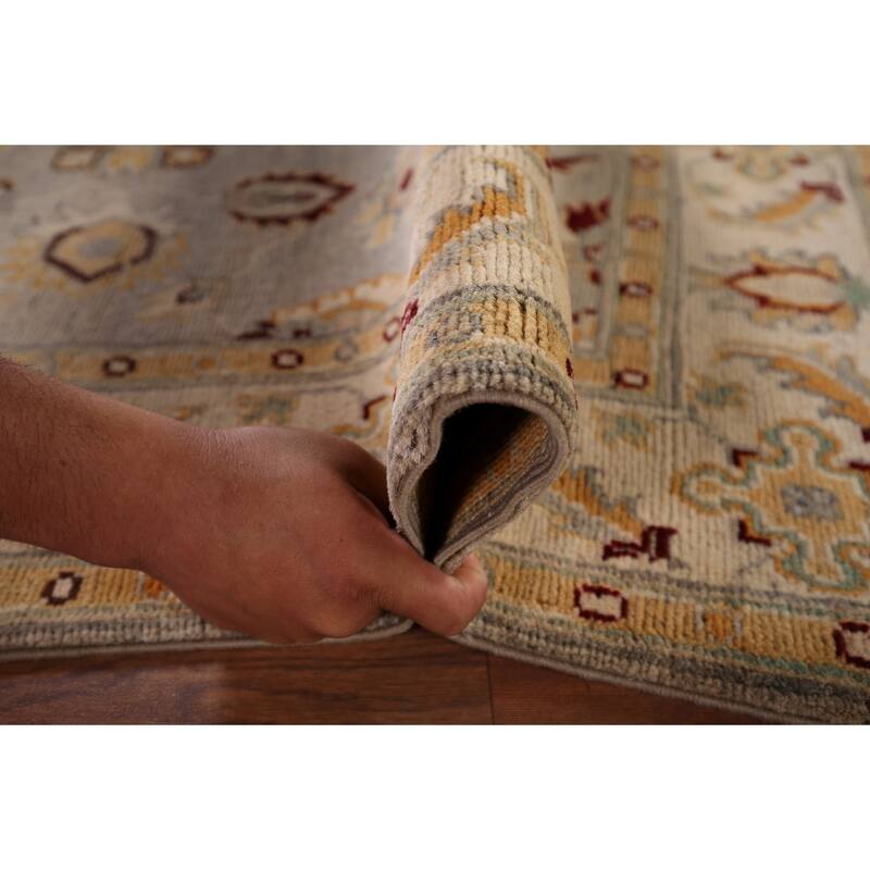 Oushak Oriental Accent Rug Handmade Wool Carpet - 3'4" x 5'1"