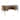 Norcross 60" Hickory Veneer Writing Desk, Brown and Black