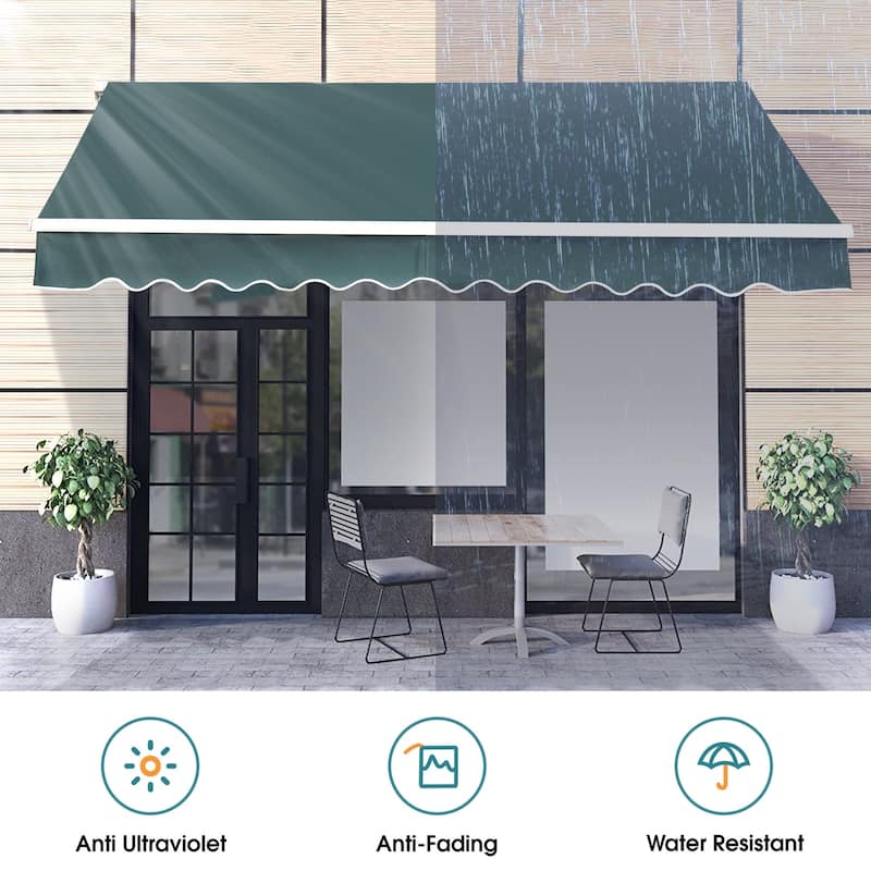 MCombo Sunshade Replacement Fabric with UV Protection for Retractable Patio Awnings