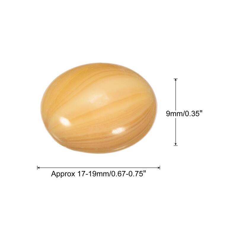 Decorative Flat Ceramic Marbles 17-19mm Rock Vase Filler