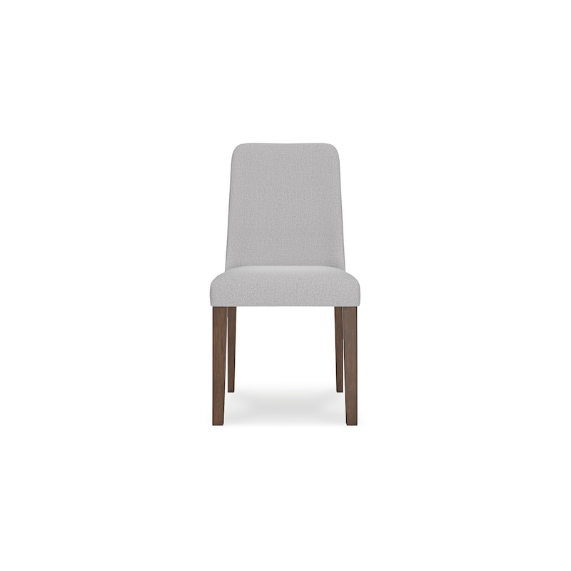 Signature Design by Ashley Lyncott Gray/Brown Dining Upholstered Side Chair (Set of 2) - 18"W x 24"D x 36"H