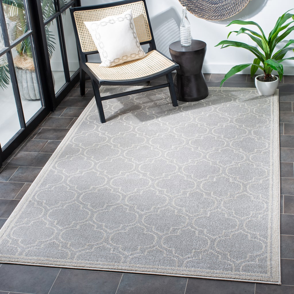 SAFAVIEH Amherst Lyda Modern Rug - Light Grey/Ivory - 8' x 10'