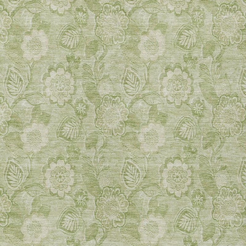 HomeRoots Floral Transitional Rectangle Outdoor Rug