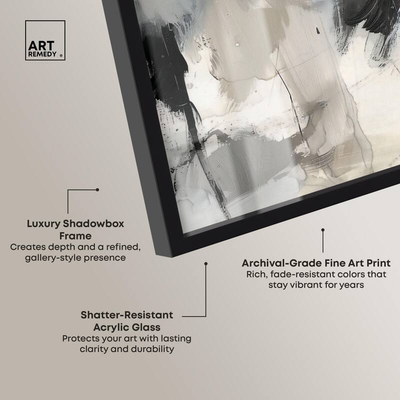 Scribbled Energy I Shadowbox by Art Remedy