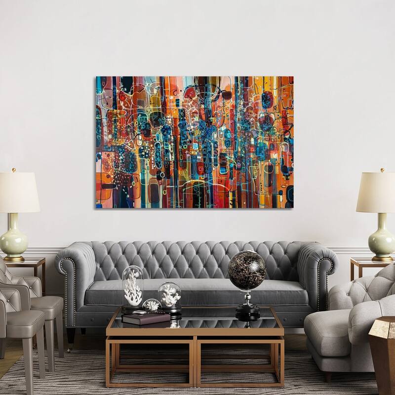 iCanvas "Wild Red" by Rebecca Moy Canvas Print