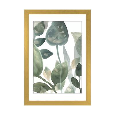 iCanvas "Water Leaves I" by June Erica Vess