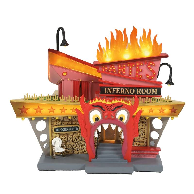 Department 56 Lighted Beetlejuice Dante's Inferno Lounge - 6014736