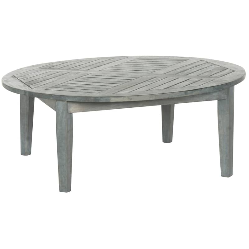 SAFAVIEH Outdoor Hazbie Acacia Wood 5-Piece Patio Set - 26W x 32D x 25H