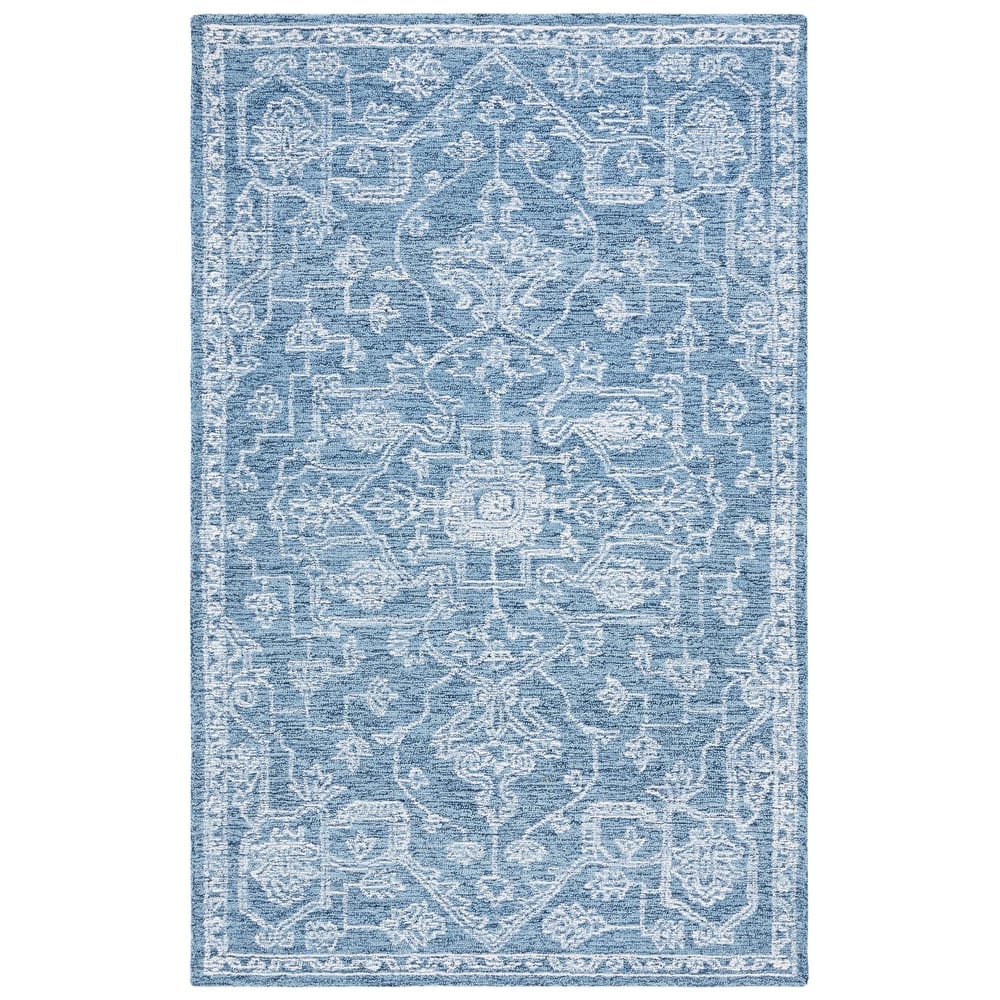 SAFAVIEH Handmade Micro-Loop Brith Wool Rug