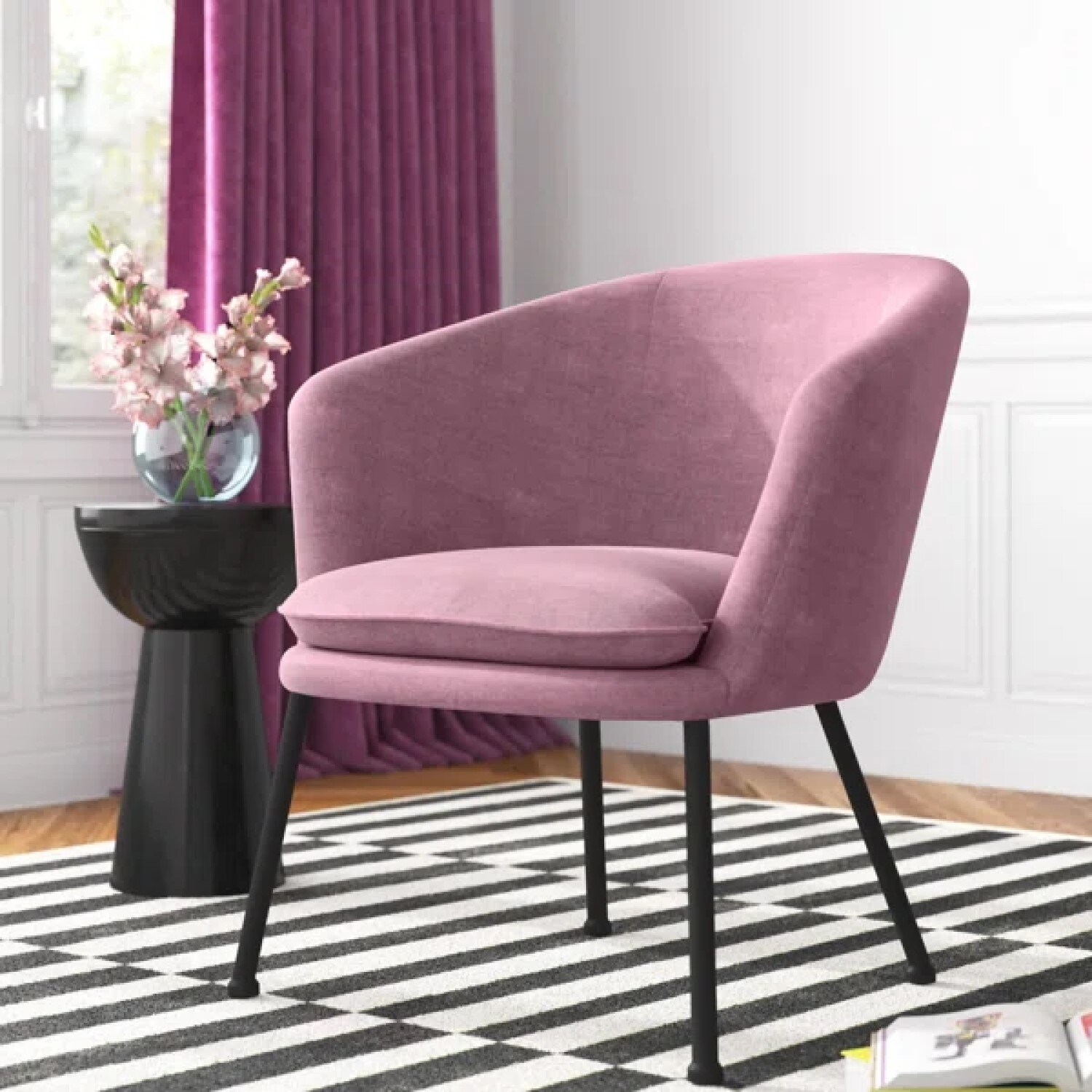 Velvet occasional chair kmart best sale