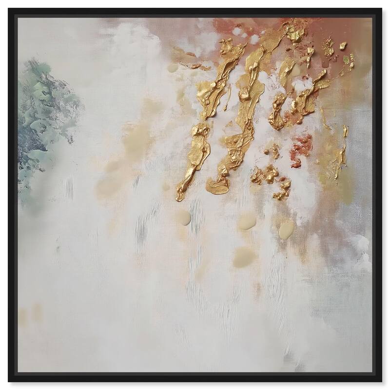 Aurum Ascension Canvas by Art Remedy - 40" x 40" - Black